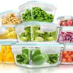 Kichly Recipientes De Vidrio Herméticos Para Alimentos Con Tapas Transparentes