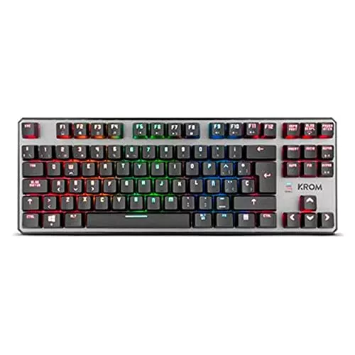 Krom Kabala Kit Teclado y Ratón Inalámbricos RGB Anti-Ghosting para PC Español