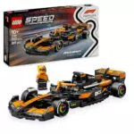 LEGO Speed Champions Coche de Carreras MoneyGram Haas F1 Team VF-24 Vehículo de Juguete con 1 Minifigura de Piloto de Fórmula 1
