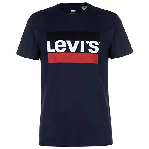 Levi's Sportswear Logo Graphic Camiseta Hombre, Dress Blues