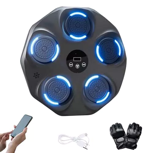 Magic Select Máquina de Boxeo Musical con LED y Bluetooth para Entrenamiento en Pared