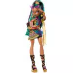 Monster High Nefera De Nile Muñeca Mumia Real con Accesorios y Escarabajo Mascota