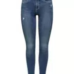Only Mujer ONLWAUW Life Mid Skinny Pantalón Vaquero Mujer Corte Pitillo