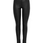 Only Onlroyal HW SK Rock Mujer Pantalones de Cuero de Imitación