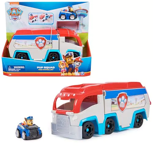 Patrulla Canina Pack Paw Patroller Transformable con Coche y Figura Chase Juguete