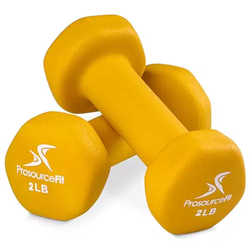 ProsourceFit Mancuernas de Neopreno Revestidas con Agarre Antideslizante