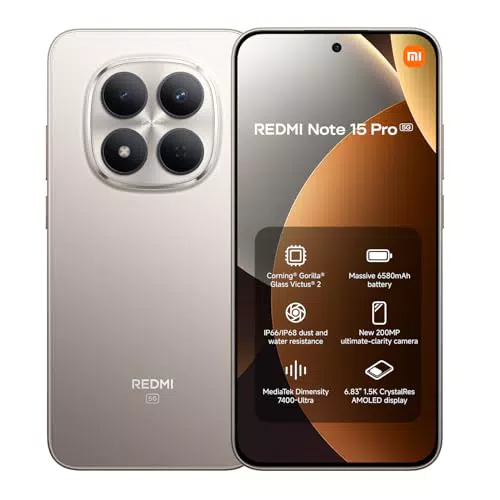 Redmi Note 15 Pro 5G 8GB 256GB Smartphone Sin Cargador