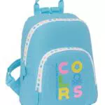 Safta Benetton Spring Mini Mochila Infantil Versátil y Cómoda para Uso Diario