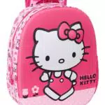 Safta Hello Kitty 3D Mochila Escolar Infantil Adaptable a Carro Resistente y Cómoda