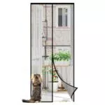 Sekey Mosquitera Magnética Poliéster Reforzado Resistente Garras Gato Anti-Insectos