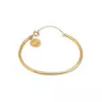 Singularu Brazalete Line Chain Rigido Minimalista Pulsera Mujer Joyería Elegante