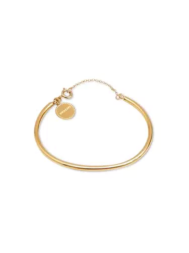 Singularu Brazalete Line Chain Rigido Minimalista Pulsera Mujer Joyería Elegante