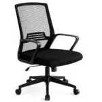 T-LoVendo Silla Ergonómica de Oficina con Respaldo de Malla y Soporte Lumbar