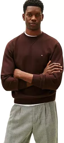 Tommy Hilfiger Sudadera ESS Seasonal Fleece Crewneck Hombre Pullover