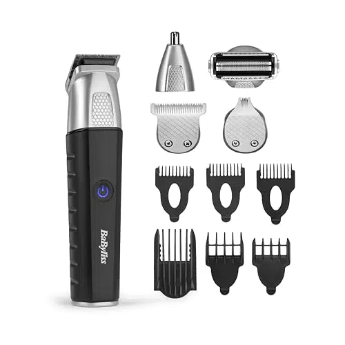 BaByliss Recortadora Multifunción Lithium Power 11 en 1 Kit Cuidado Masculino Inalámbrico
