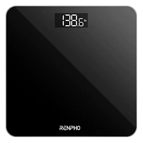 RENPHO Báscula de Baño Digital con Pantalla LED y Alta Capacidad
