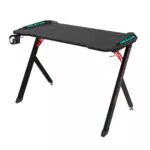 Berserker Gaming Mesa Gamer con LED, Superficie Resistente y Gestión de Cables