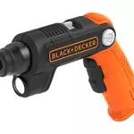 Black+Decker Atornillador 3.6V con Batería Litio, Par 5.5Nm, Linterna LED