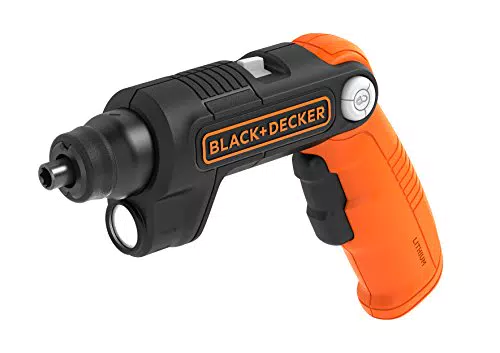 Black+Decker Atornillador 3.6V con Batería Litio, Par 5.5Nm, Linterna LED