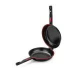 BRA Dupla Premiere Sartén doble para tortilla 26 cm de aluminio fundido con antiadherente