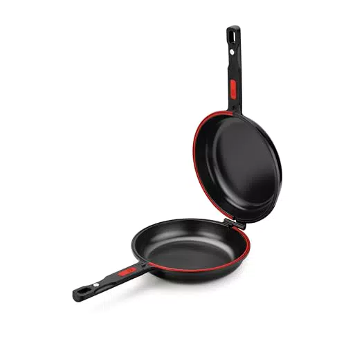 BRA Dupla Premiere Sartén doble para tortilla 26 cm de aluminio fundido con antiadherente
