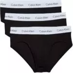 Calvin Klein Hombre Pack de 3 Calzoncillos Hip Briefs Algodón con Stretch