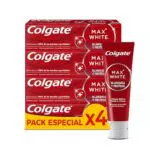 Colgate Max White Blanquea y Protege Pasta de Dientes Blanqueadora Dientes Más Blancos