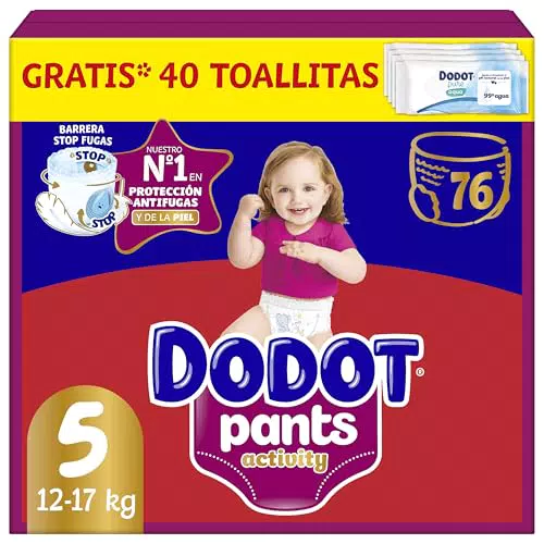 Dodot Activity Pants Pañal-Braguita Talla 4, 86 Pañales