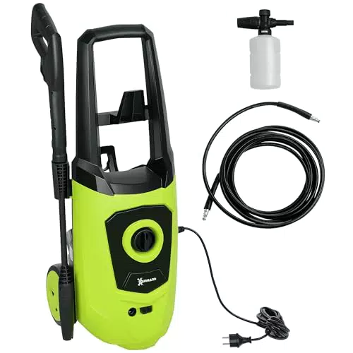 DURHAND Hidrolimpiadora Alta Presión 1800W 510 L/h con Bomba y Parada Automática