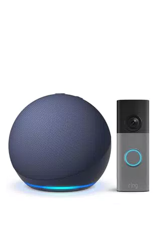Echo Dot Última Generación y Ring Videotimbre con Batería Última Generación