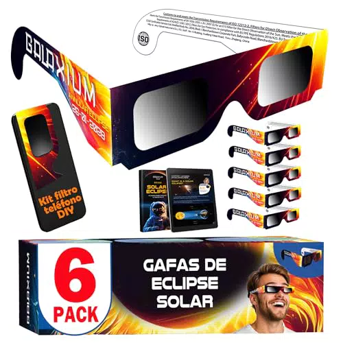Galaxium Gafas Eclipse Solar Homologadas ISO 12312-2 Certificadas CE Seguras