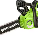 Greenworks Motosierra G40CS30K2 40V con batería de 2Ah y cargador, 30 cm