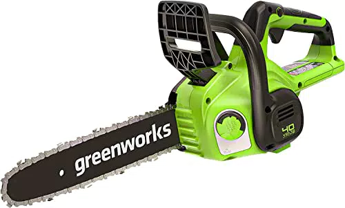 Greenworks Motosierra G40CS30K2 40V con batería de 2Ah y cargador, 30 cm