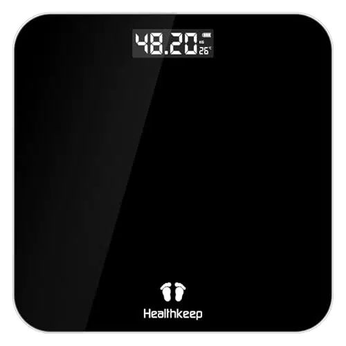 Báscula de Baño Electrónica Digital con Pantalla LED y Alta Precisión