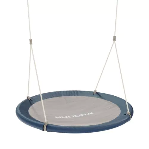 HUDORA Columpio de Nido Lounge Ajustable para Interior y Exterior con Asiento Cerrado
