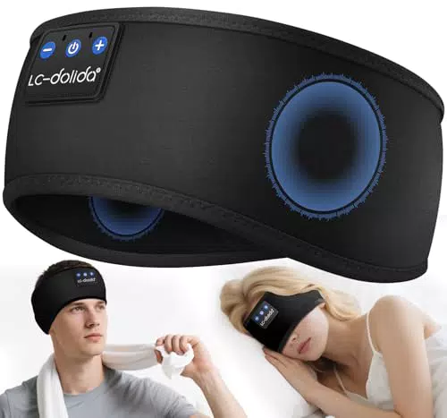 LC-dolida Auriculares Bluetooth Inalámbricos para Dormir y Deporte con Sonido Estéreo