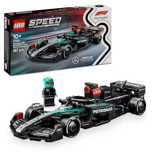 LEGO Speed Champions Coche de Carreras MoneyGram Haas F1 Team VF-24 Vehículo de Juguete con 1 Minifigura de Piloto de Fórmula 1