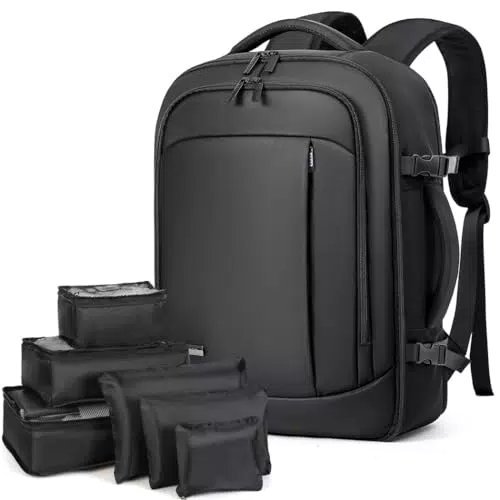Lekespring Mochila de Viaje Cabina con Compartimento Húmedo para Negocios y Escuela