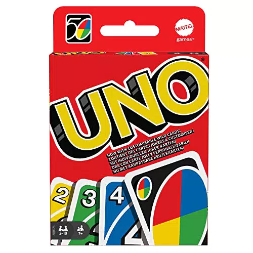 Mattel Games Uno Original Juego De Cartas Familiar Clásico Para Niños Y Adultos