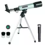Misilmp Telescopio Astronómico Refractor Portátil con Trípode para Niños y Adultos
