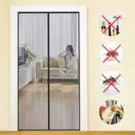 Mycarbon Mosquitera Magnética para Puerta Corredera Cortina para Sala y Balcón