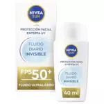 NIVEA Sun Fluido Diario Invisible Protector Solar Facial FPS 50+ Efecto Mate