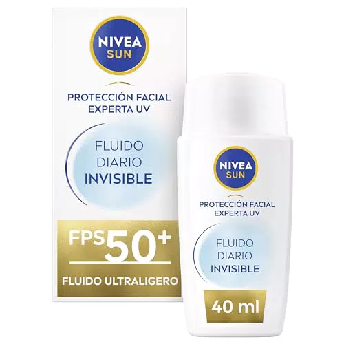 NIVEA Sun Fluido Diario Invisible Protector Solar Facial FPS 50+ Efecto Mate