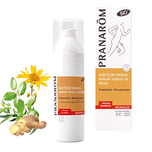 Pranarom Aromalgic Spray Para Articulaciones y Músculos con Aceites Esenciales Orgánicos