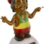 Puckator Muñeco Solar Rasta Decorativo Energía Solar