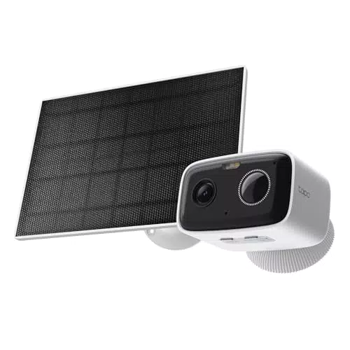 TP-Link Tapo C400 Kit Cámara Exterior Inalámbrica con Panel Solar y Detección Personas