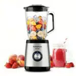 Taurus Batidora de Vaso Magnum 1500 1500W Jarra Cristal Cuchillas Acero Pica Hielo