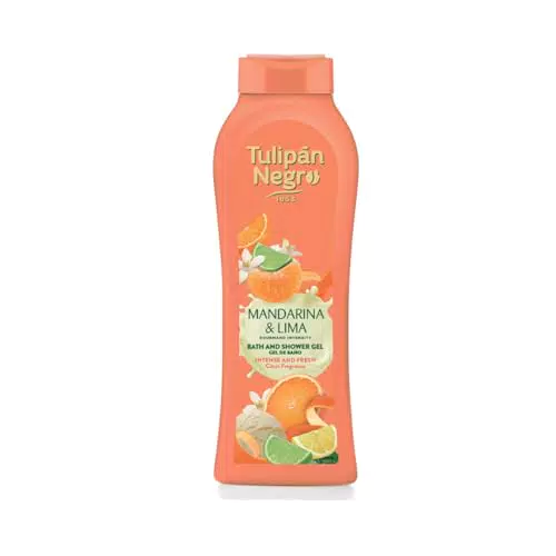 Tulipán Negro Gel de Baño Mandarina y Lima Refrescante e Hidratante Ducha