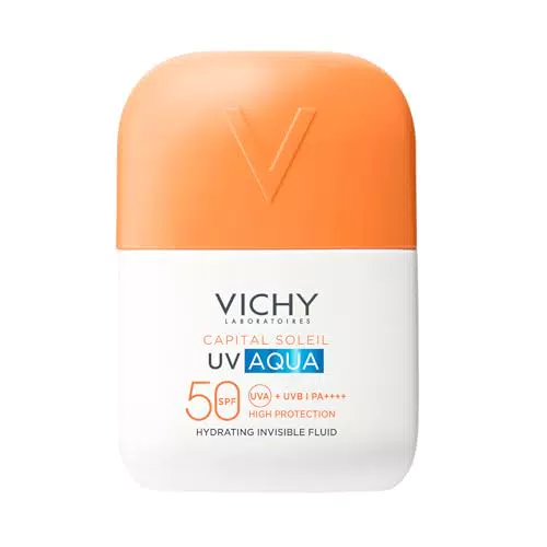 Vichy UV Aqua Fluido Hidratante Invisible SPF50 Para Todo Tipo De Pieles