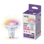 WiZ Bombilla LED Inteligente GU10 - Control por Voz y Aplicación, Compatible con Google Home y Alexa